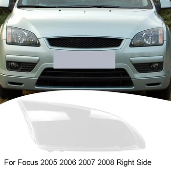 

DHBH-Car Front Headlight Clear Lens Cover Lampshade Shell Cover for Ford Focus 2005 2006 2007 2008