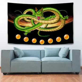 

Dragon Ball Super Saia Painting Tapestry 3D Printing Tapestrying Rectangular Home Decor Wall Hanging 12