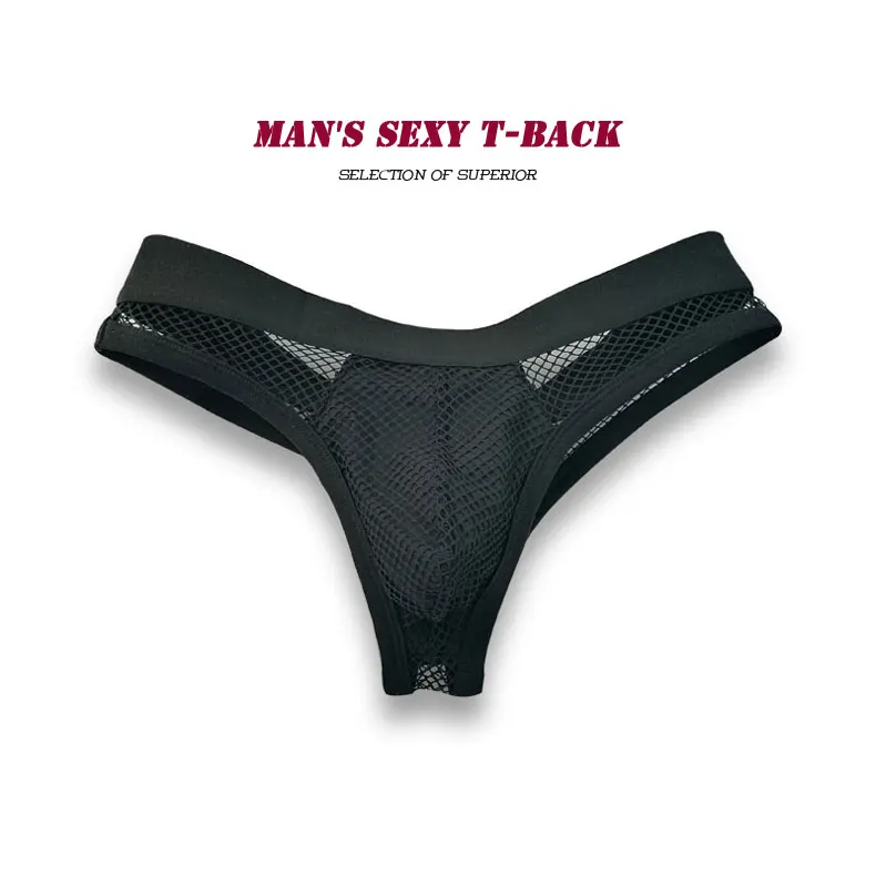 Rebite Design Sexy Rendas Tangas Homens Sissy Underwear Macio Transparente  Biquíni G Cordas Tanga Engraçado Sem Costura Para O Homem S1015 De $42,08