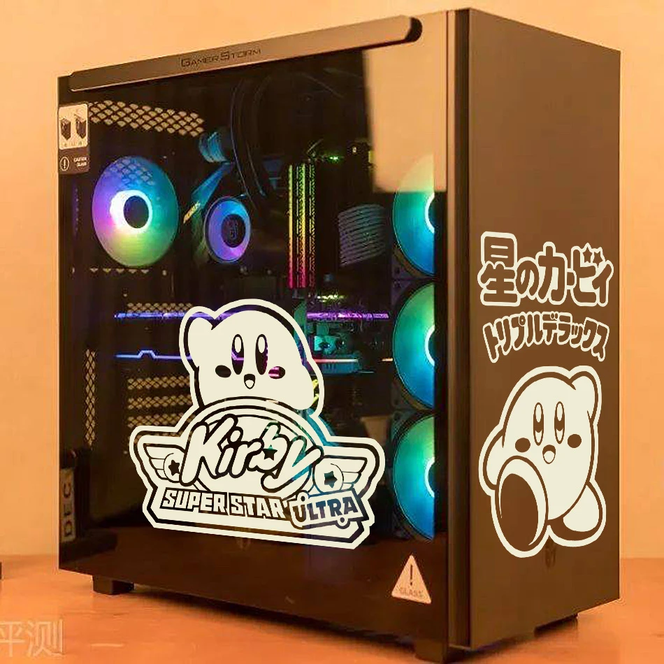 Japan Anime Computer Case Stickers Cartoon ATX Mid Tower PC Decorative Decal  Waterproof Removable Sticker Hollow Out|Decorative Films| - AliExpress
