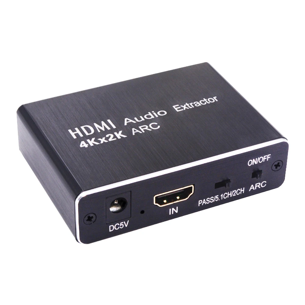 KEBIDU 4K x 2K HDMI аудио экстрактор сплиттер 5.1CH аудио сплиттер Поддержка ARC/3D+ оптический TOSLINK SPDIF ARC HDMI конвертер