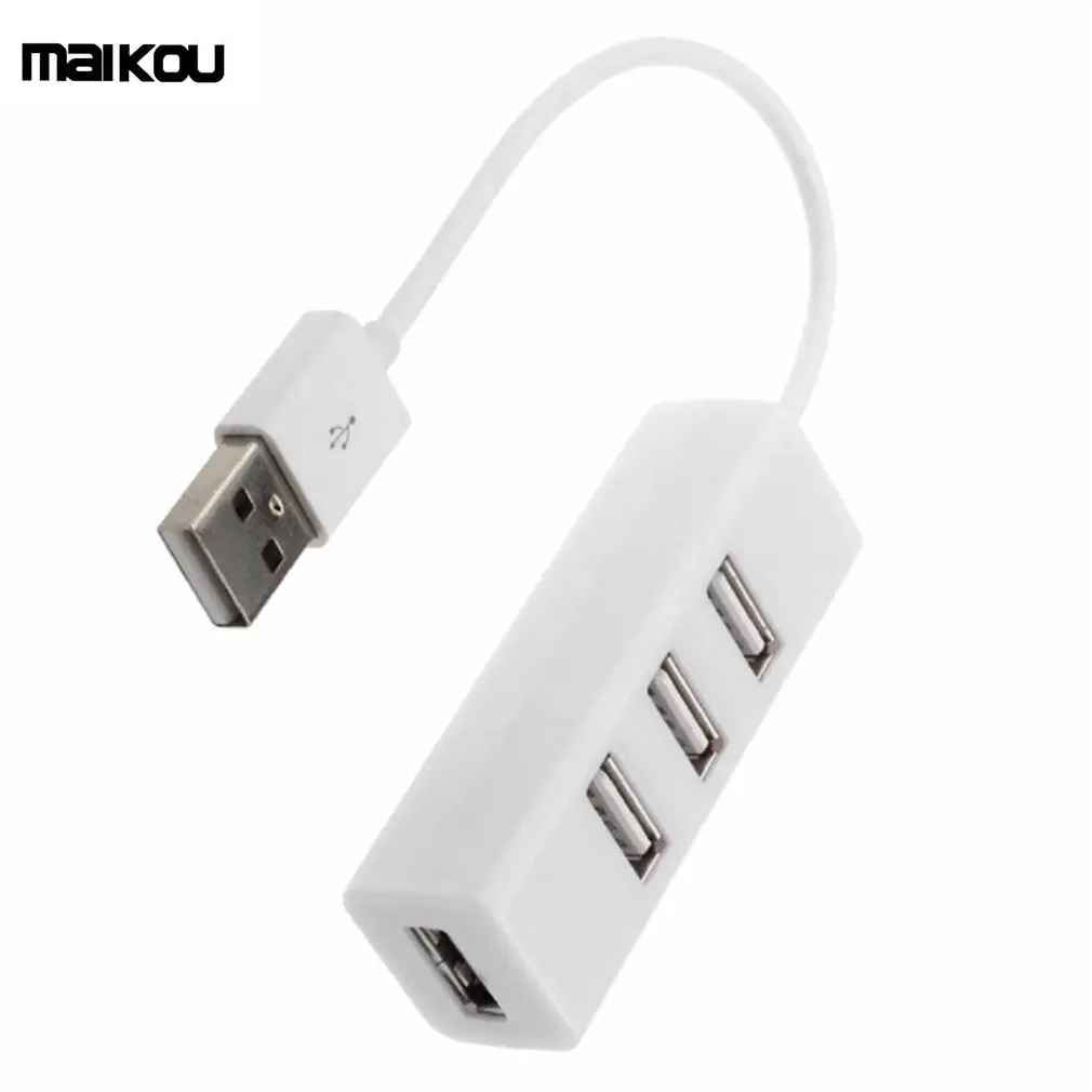 Maikou 4 порта usb-хаб высокая скорость передачи USB 2,0 концентратор адаптер Портативный USB разветвитель для ноутбука ноутбук ПК