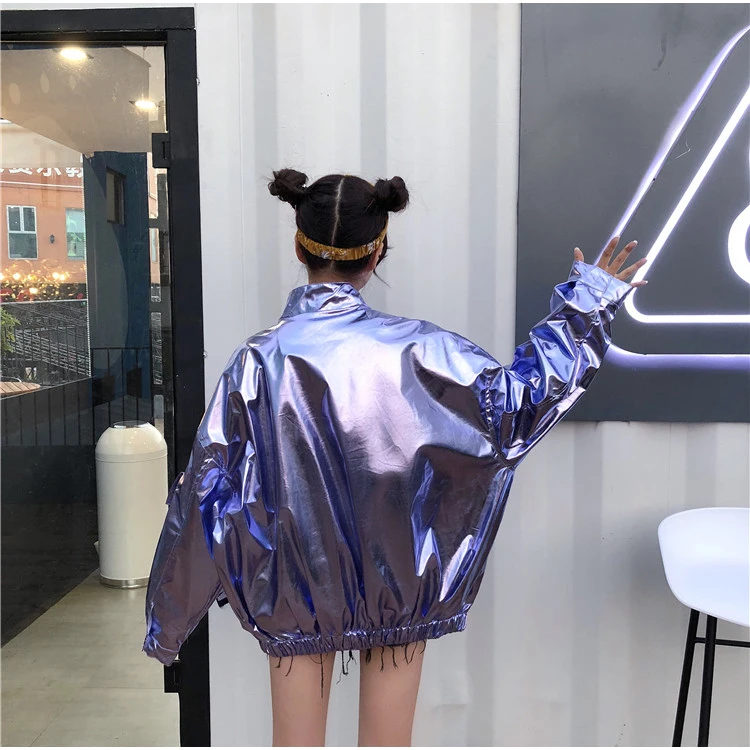Harajuku куртка оверсайз для женщин весна осень Новое поступление верхняя одежда пальто хип хоп Уличная свободные BF стиль куртки