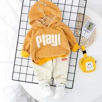 

2020 Spring Baby Casual Tracksuit Children Boy Girl Cotton Hoodies Pants 2Pcs/Sets Kids Leisure Causal Suit Infant Clothing Set
