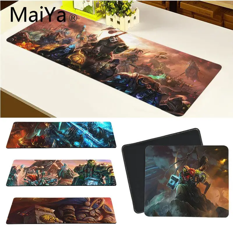 Maiya высокое качество World of Warcraft WOW резиновый ПК компьютерный игровой коврик для мыши большой коврик для мыши клавиатуры коврик