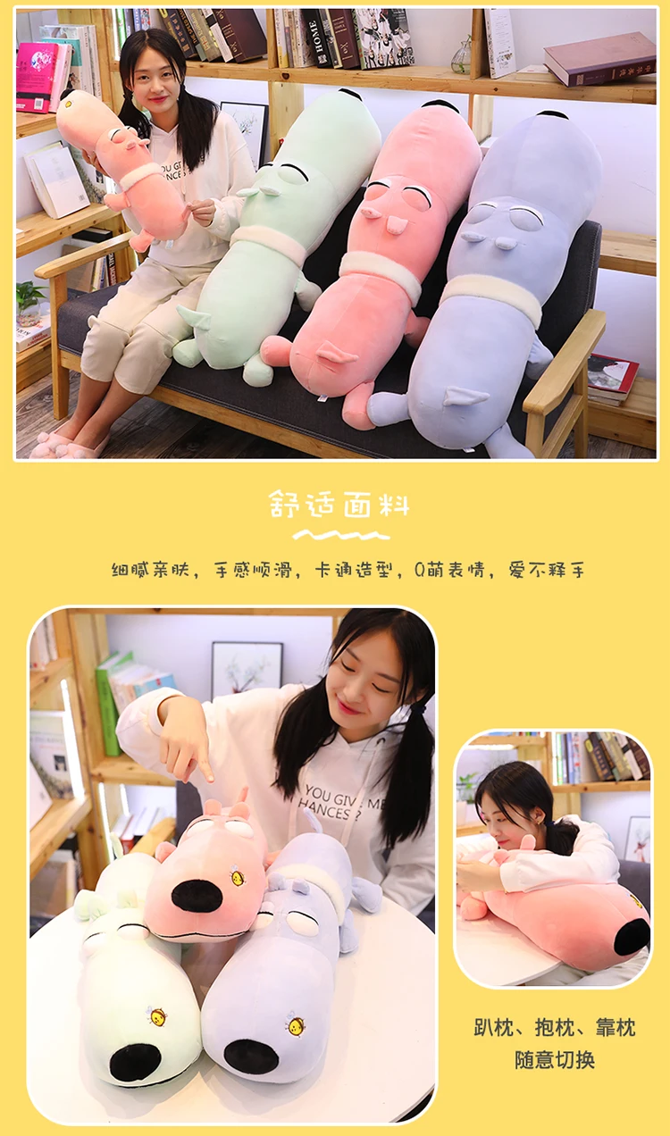 Animal dog cat elephant Sweet Plush Toy Soft Cartoon Stuffed Doll Baby Pillow Gift Toys
