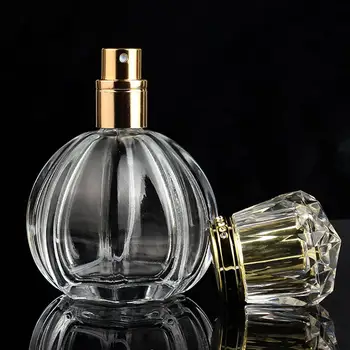

50ml Portable Clear Travel Refillable Atomizer Spray Perfume Glass Empty Bottle Portable Transparent Compact Size Refillable