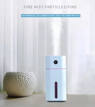 

New Small D Spray Aromatherapy diffuser Humidifier Usb Plug-in Car Air Purifier Desk Colorful Lighting Water Portable Household