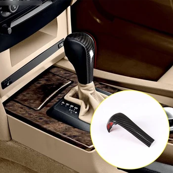 

Carbon Fiber ABS Gear Shift Knob Cover Trim for-BMW 3 Series 2005 5 Series 04-07 X3 06-10 X5 04-06