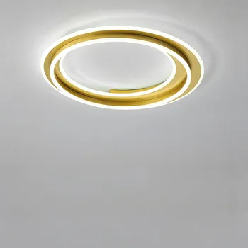 

Nordic Led Light Fixtures Modern Living Room Bedroom Kitchen Decoration Led Ceiling Lamp Home Lighting Gold Black Metal Lustre