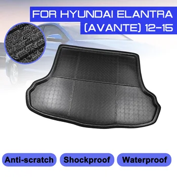 

Car Floor Mat Carpet Rear Trunk Anti-mud Cover For Hyundai Elantra Avante 2012 2013 2014 2015