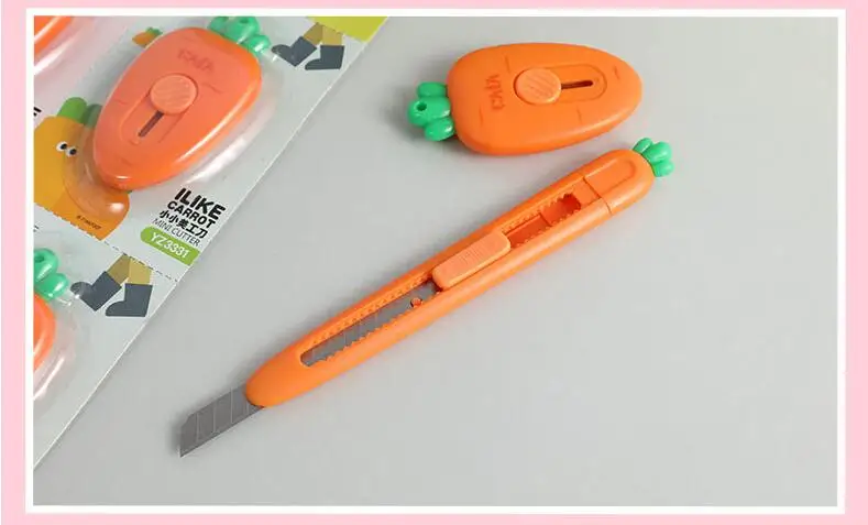 Silicone Penholder Organizer Bag  Kawaii Carrot Stationery Set