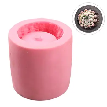 

Succulent Flowerpot Plaster Gypsum Concrete Flower Pot Heat-resistant Vase DIY Silicone Mould Home Decor