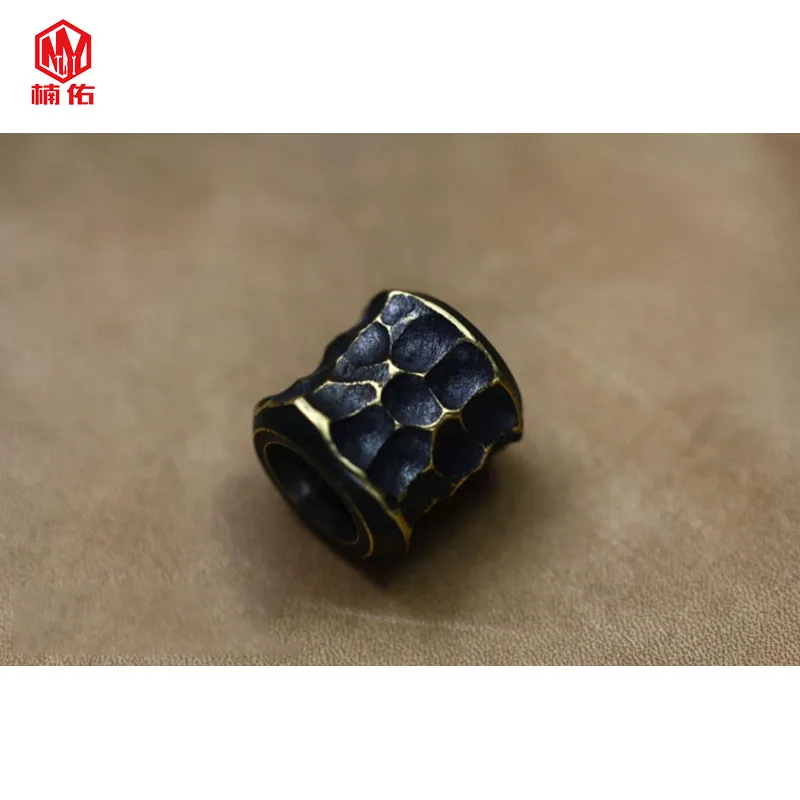 1PC Handmade Retro Brass Oxide EDC Paracord Beads Umbrella Rope Cord Lanyard Pendants Knife Outdoor Accessories | Спорт и
