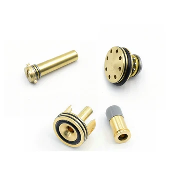 

New 4Pcs Brass Accumulation Air Cylinder Set With Air Seal Nozzle For JM / JQ / Precision Blaster