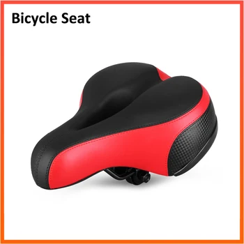 

Wid styling Cycling Bike Seat Cushion Soft Silicone MTB Road Bike Saddle with Reflective Stickers Bike Accessory
