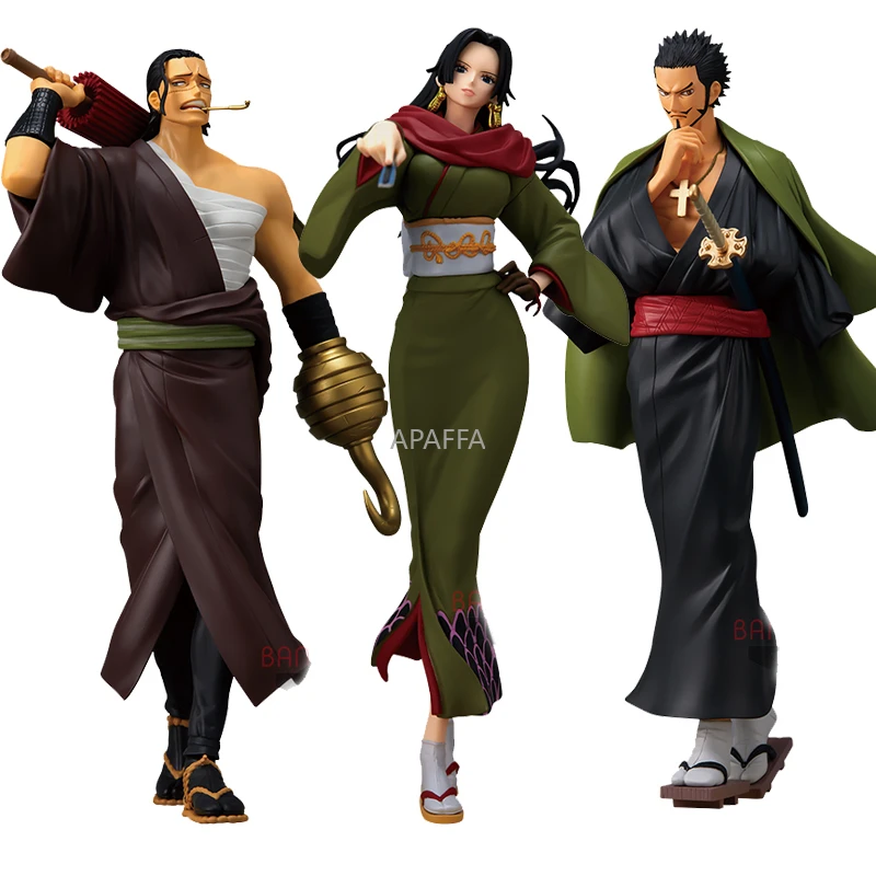 Cm One Piece Treasure Cruise World Journey Vol 3 Dracule Mihawk Boa Hancock Sir Crocodile Action Figure Pvc Model Toys Doll Action Figures Aliexpress