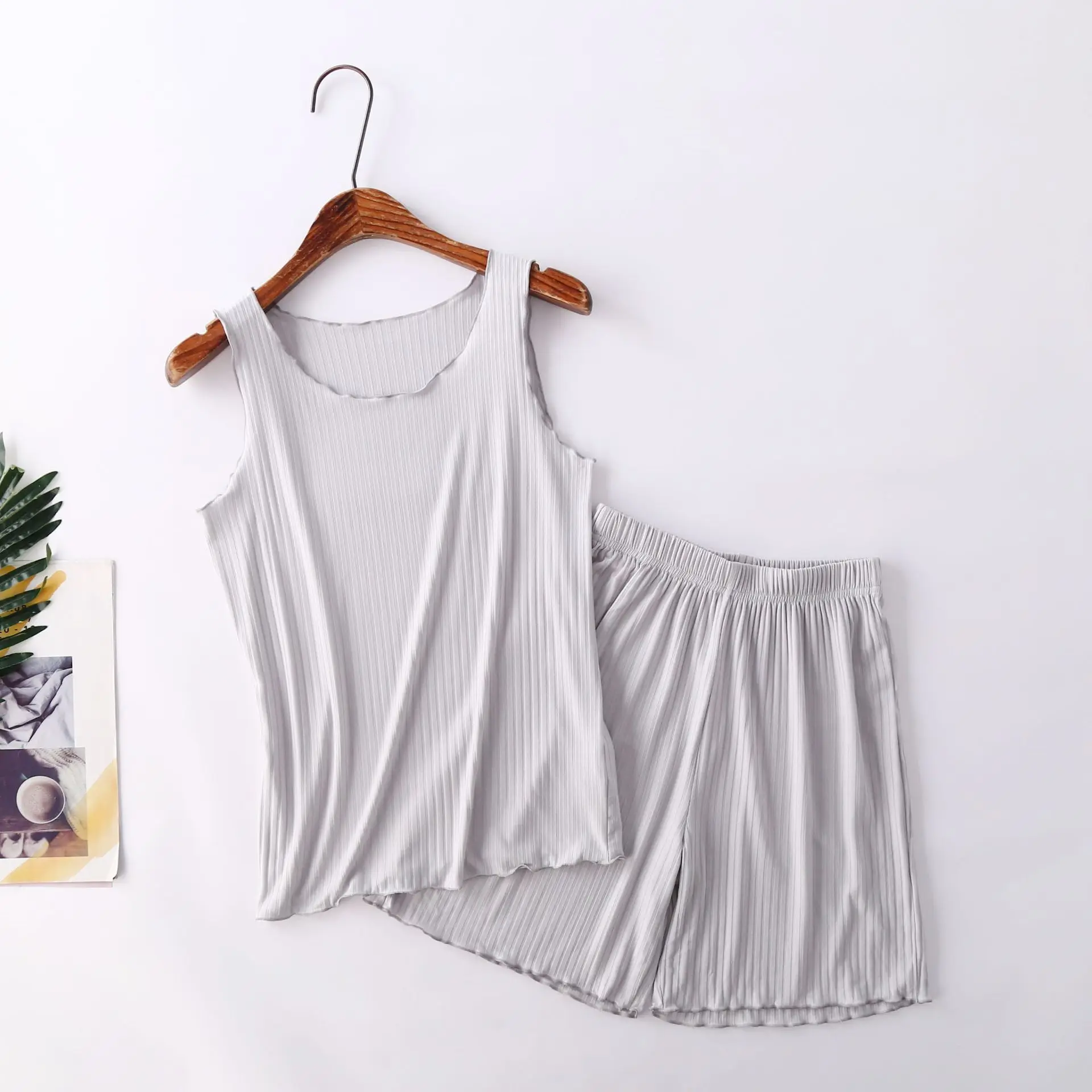 Summer Pyjamas Women New Modal Vest Shorts Two-Piece Set Korean Large Size Casual Pajamas Suit Thin Sleepwear Pijama Mujer