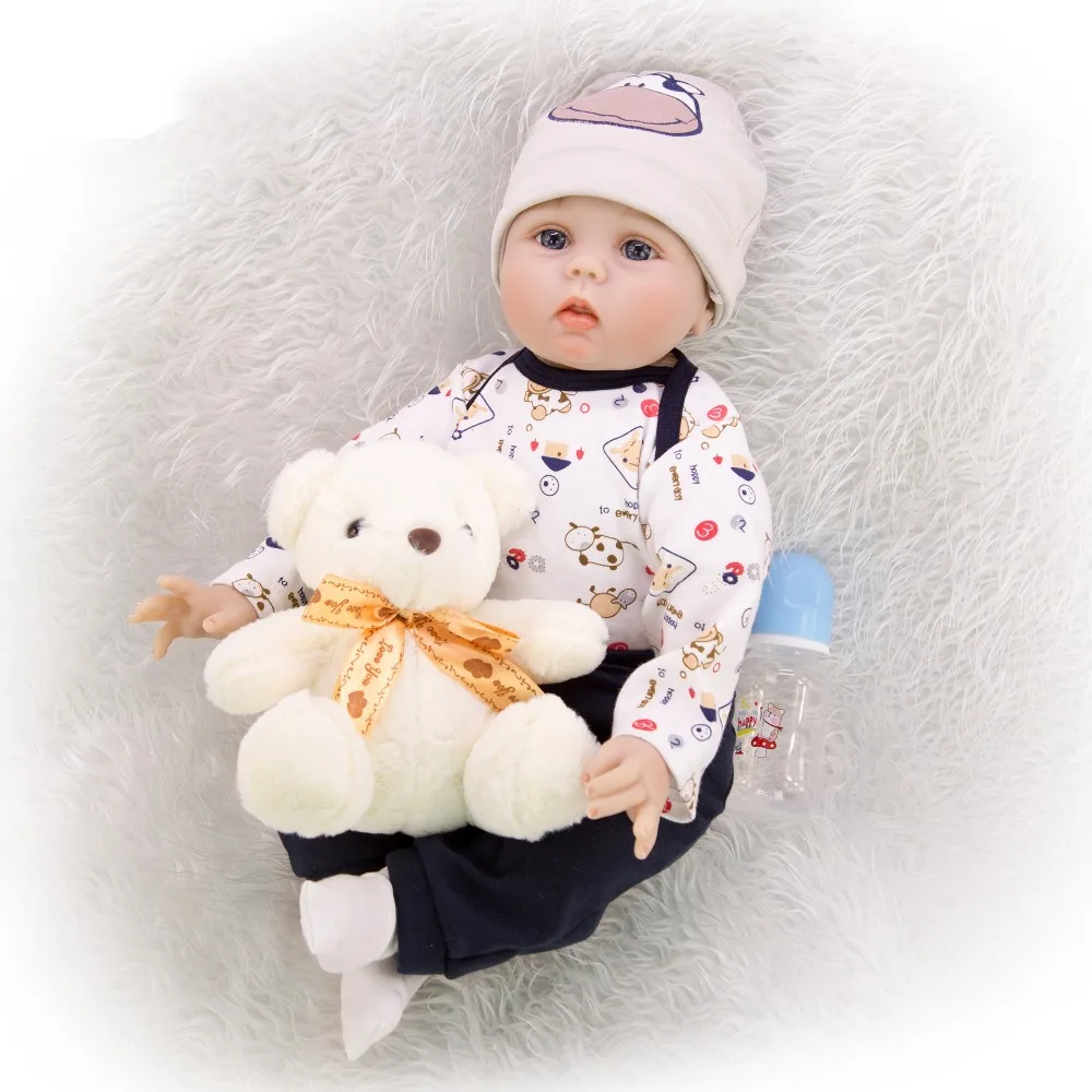 Горячая Распродажа bebe reborn куклы 55 см Реалистичная силиконовая кукла реборн игрушки для детей подарок