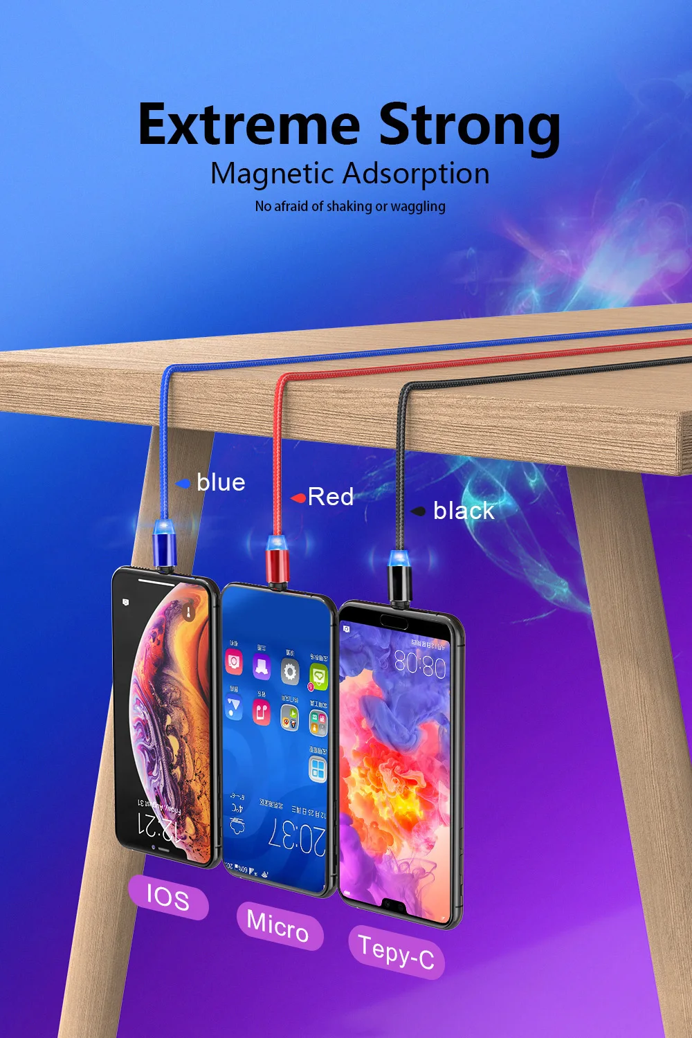 Магнитный кабель Олаф usb type C/Micro usb кабель для iphone XR 7 Xiaomi быстрое зарядное устройство кабель Microusb Кабели для мобильных телефонов USB C шнур