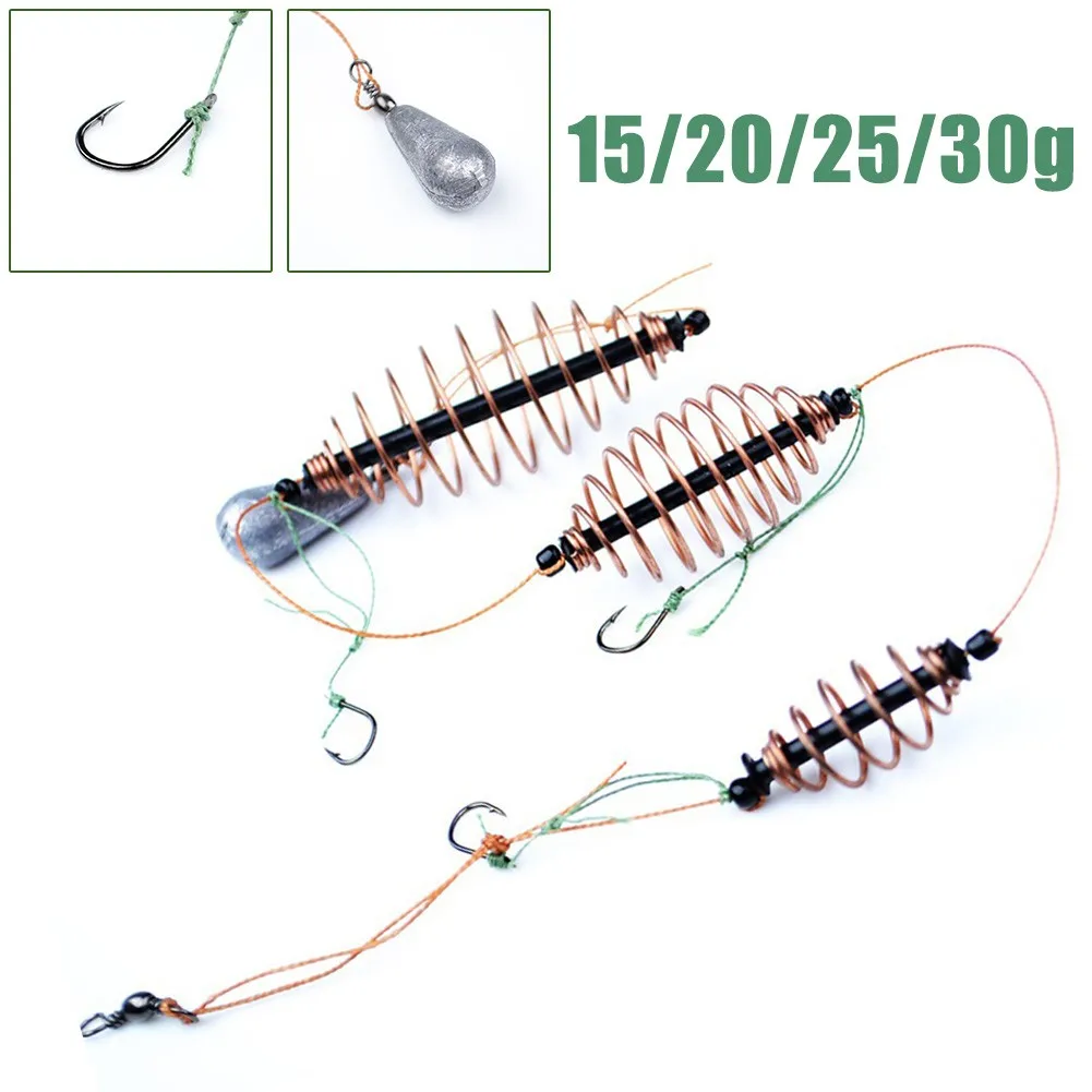 Set of 10 Spring Method Match Course Feeders Baits Cage Carp Fishing Tackle 
