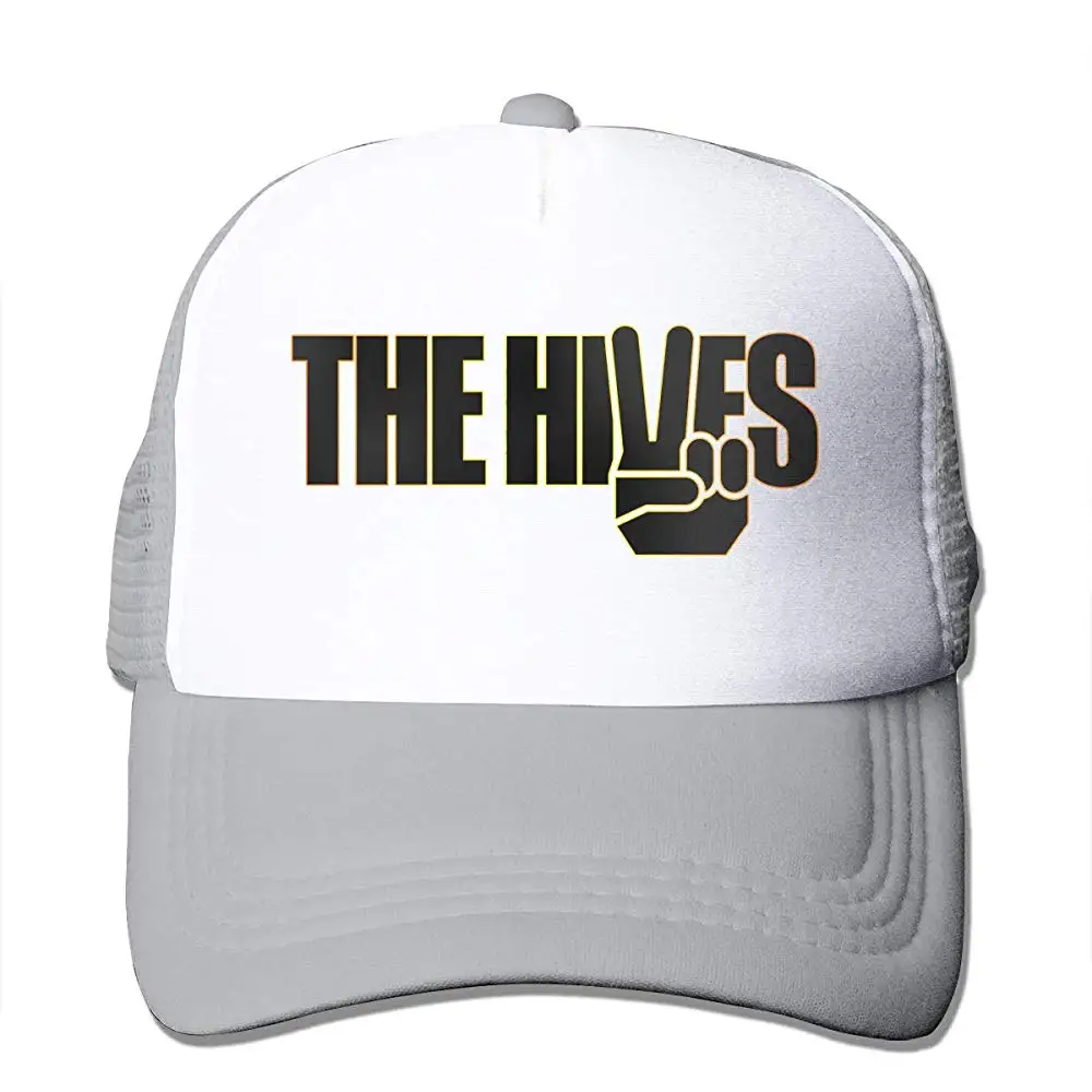 TSDFCThe Hives логотип Модный логотип музыкальной группы Дальнобойщик шляпа бейсбольная Кепка сетка Кепка черная для подростков и взрослых