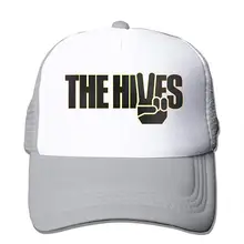 TSDFCThe Hives логотип Модный логотип музыкальной группы Дальнобойщик шляпа бейсбольная Кепка сетка Кепка черная для подростков и взрослых