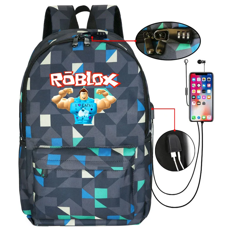 A3 Thunder USB Anti-theft Backpack Women Bagpack Canvas Student Backpack For Boy Girl Children bag Teenagers Schoolbags - Цвет: A3