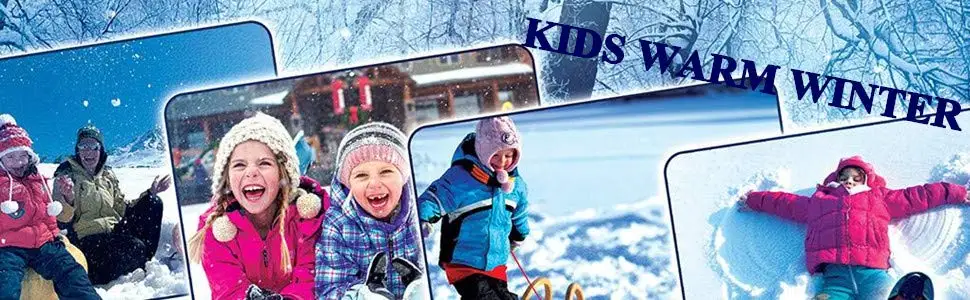 Kids winter snow boots