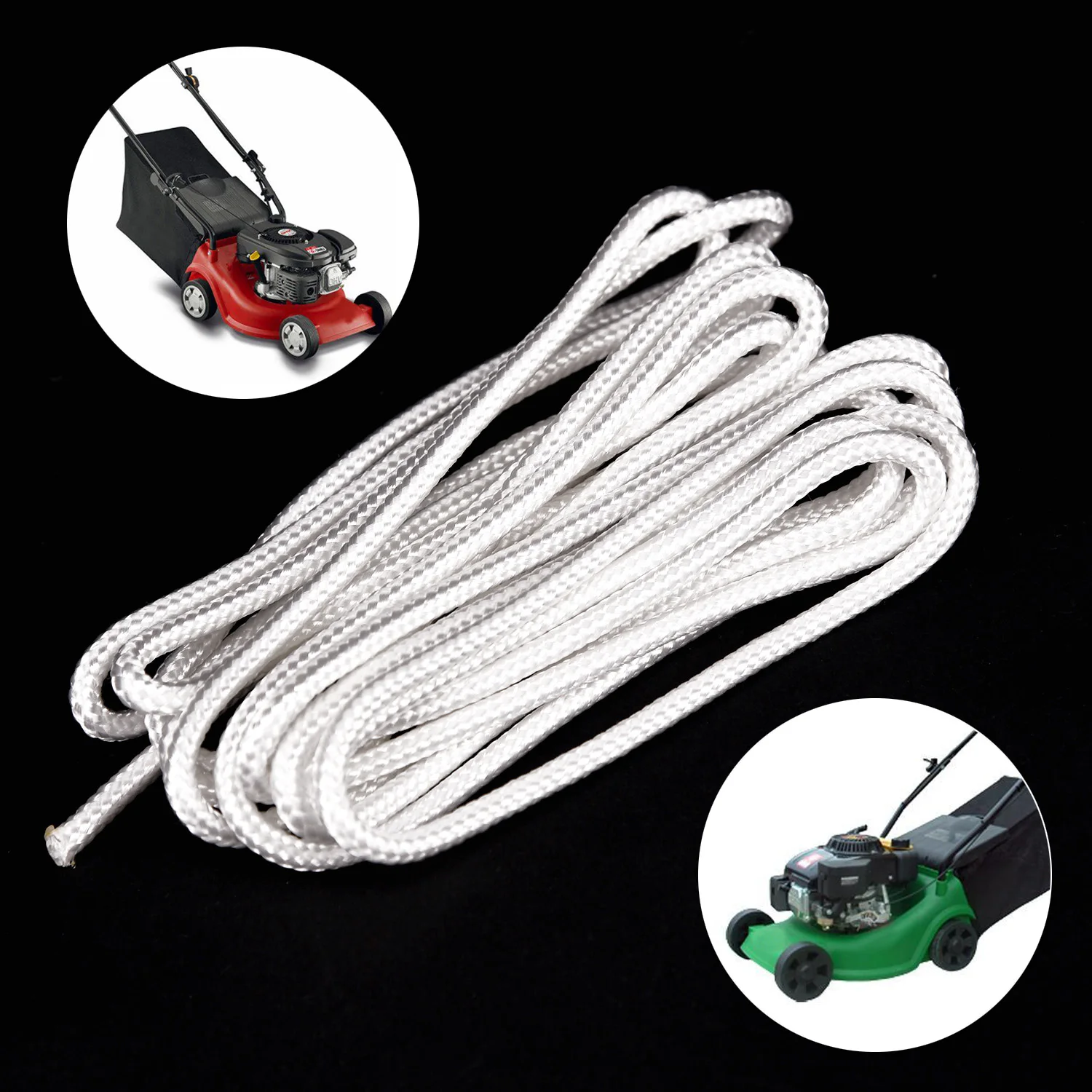 Cordon de démarrage en Nylon, 3m, 4mm, pour tondeuse à gazon, tronçonneuse ► Photo 2/4