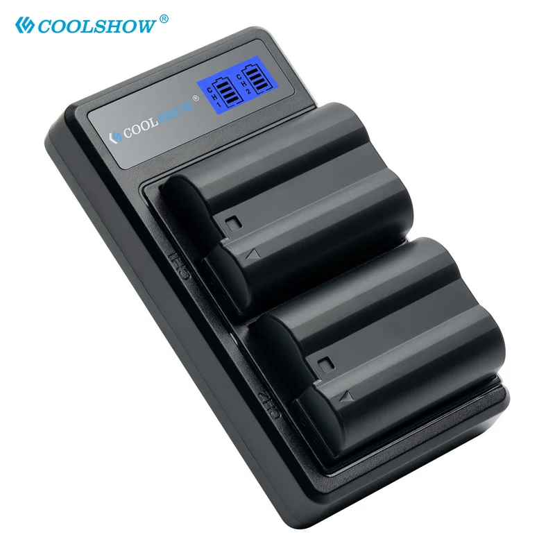 Bateria de Câmera para Nikon Baterias para Câmeras D7100 D7000 D850 D810 D810a D800 D800e 1900mah El15 D7500 D7200 En-el15 - En-el15a - Image 5