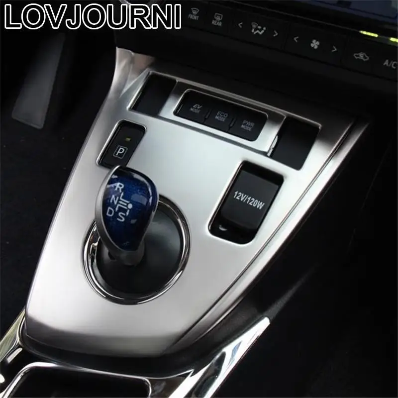 Gear Panel Interior Modified Decorative Chromium Car Styling Covers Modification Accessories 14 15 16 17 18 FOR Toyota Corolla | Автомобили