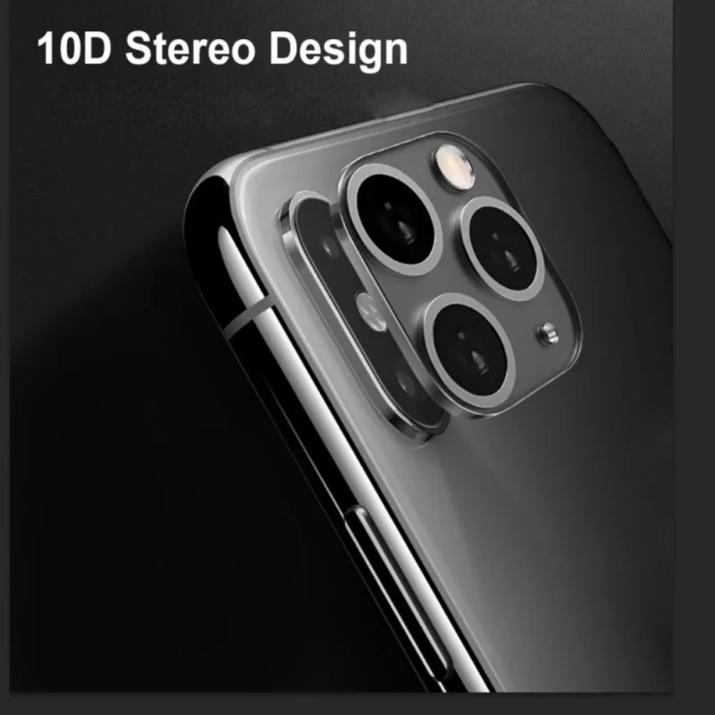 Камера 3D Защитная Наклейка на рассеиватель IPhone X XS MAX крышка камеры изменение секунд IPhone11 Pro MAX материал из алюминиевого сплава