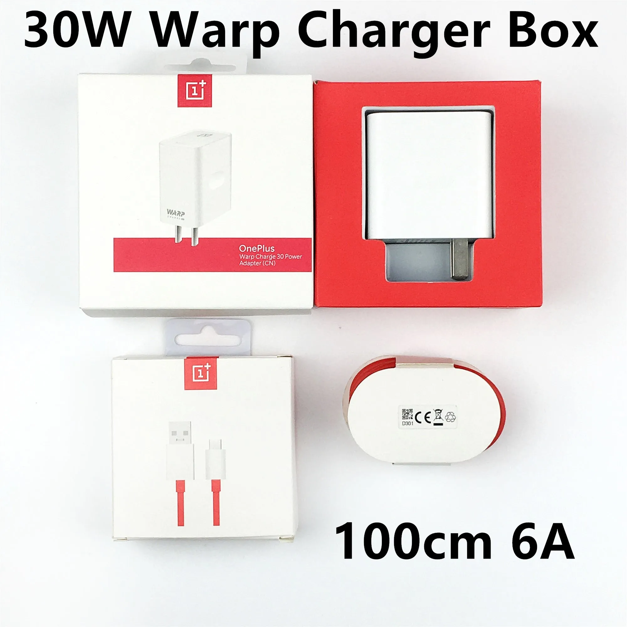 30W box 100cm box Оригинальное зарядное устройство Oneplus 7t pro One plus 7 pro 7t 6 6t 5t 30 W, адаптер питания с деформацией, USB 100 см/150 см, 6A type c, деформационный кабель USB - Тип штекера: 30W box 100cm box