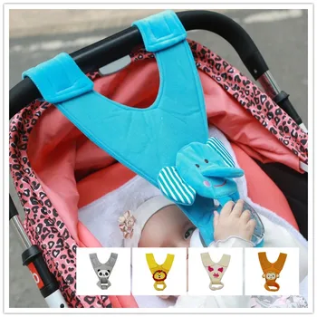

Baby Animal Pattern Feeding Milk Bottle Holder Plush Cotton Adjustable Nursing Holders For Baby Stroller Cute