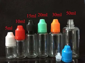 

10ml PET PET Empty Plastic Dropper Bottle professional eGo e cig cigs Electronic Cigarettes