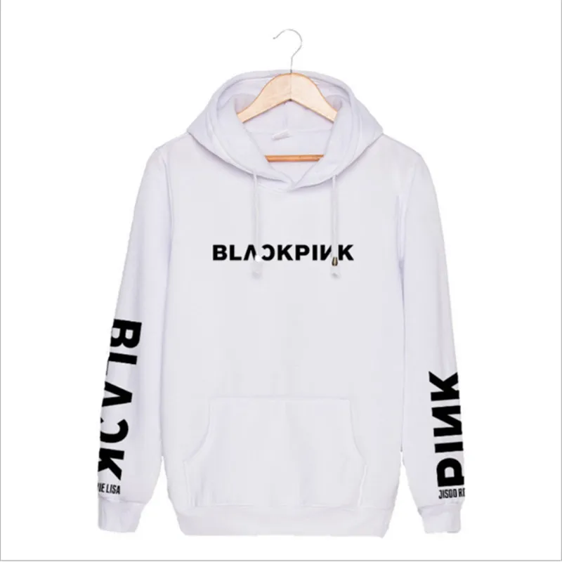REVERIEUOMO унисекс модные толстовки свитшоты Blackpink KPOP с длинным рукавом шляпа одежда пуловеры свитши