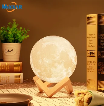 

ZK20 LED Moonlight night light Portable family bedroom table Lamp induction sensor Switch Moon Lamp torch Birthday Gift