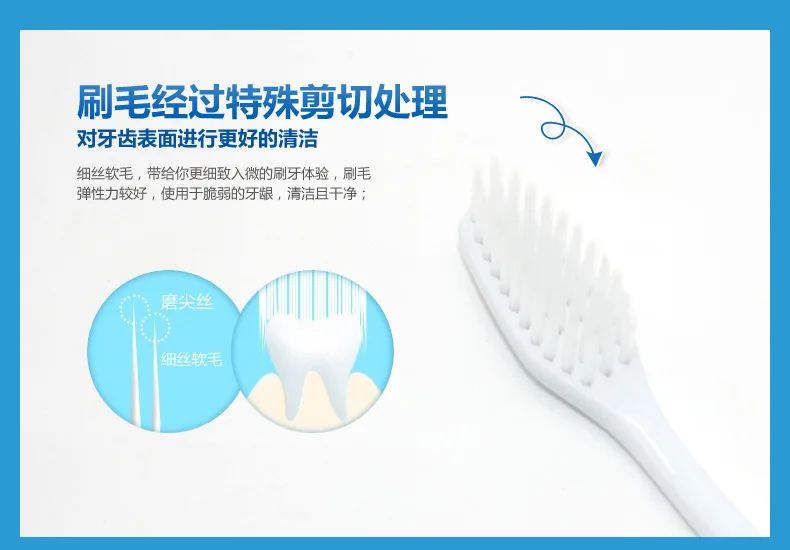 Boquanya Toothbrush Combination Six Pieces Soft Bristle Fine Wool Toothbrush Oral Cleaning Nursing Care Family Pack Official Dir