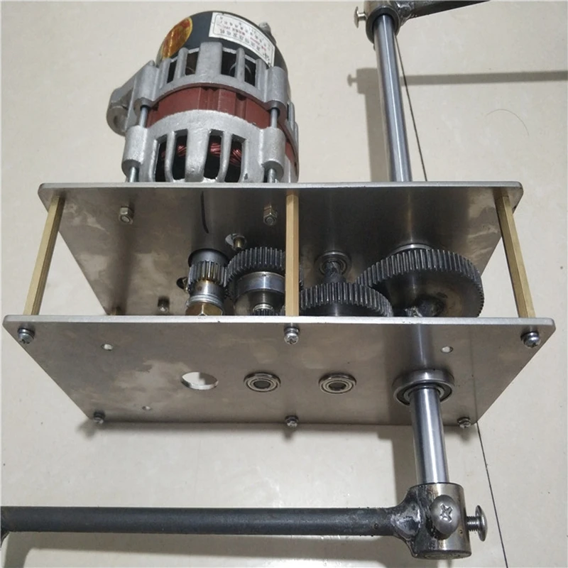 Générateur à pédale sans balais, 12V, 24V, 2000W, 220V, 800W, développement  de batterie CC haute puissance