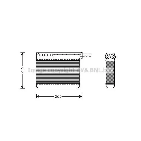 Heater radiator BMW 1.6-3.2 90-99 AVA QUALITY COOLING BW616 | Автомобили и мотоциклы