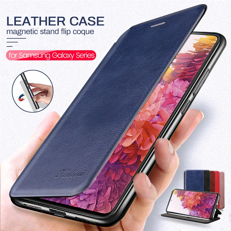 Кожаный чехол книжка s20fe для samsung galaxy s20 fe note 20 s21 ultra plus a21s a31 a51 a71 a12 a42|Бамперы| |