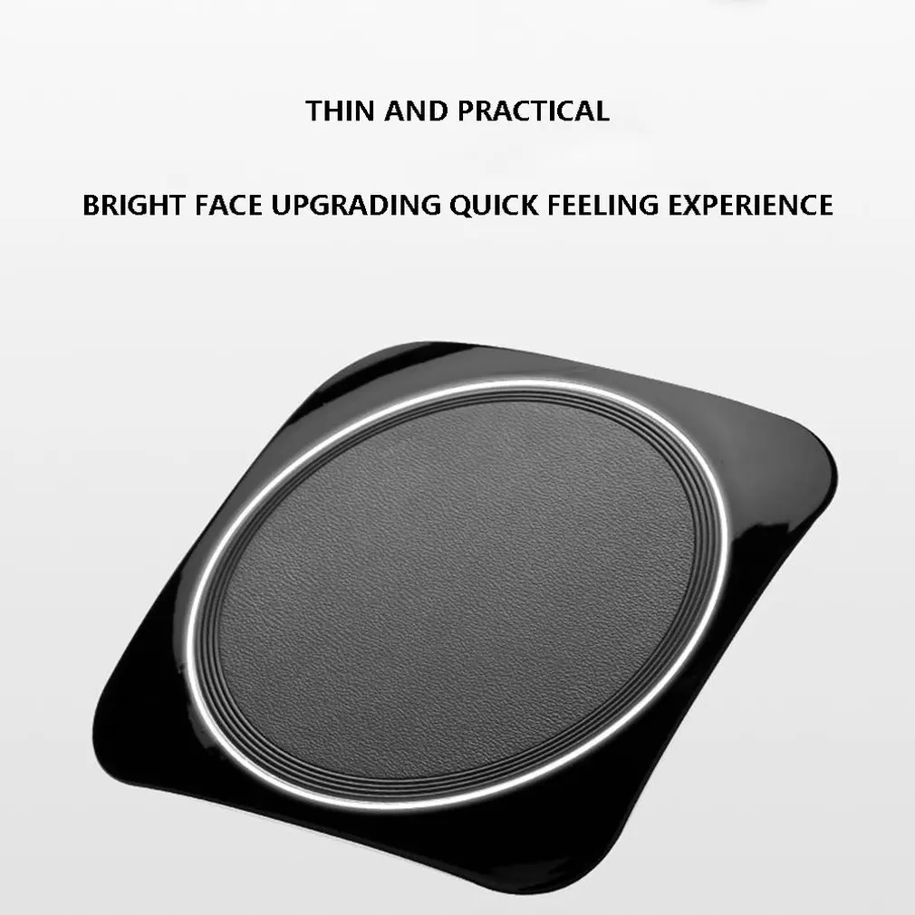 10W High Power Square Wireless Mobile Phone Charger Aluminum Mobile Phone Wireless Fast Charger Fashion For Iphone&Android