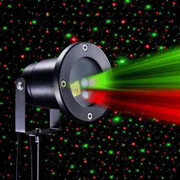 

Waterproof Outdoor R&G Stars Laser Christmas Xmas Stage Light w/ Remote UK/EU/AU