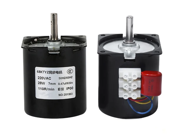 Motore Sincrono AC 220V 68KTYZ 2.5RPM - 28W, Miniaturizzato, Per Applicazioni A Bassa Velocità - Foto 9