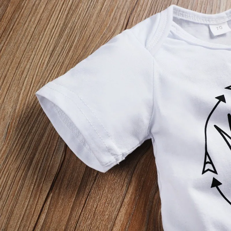 3Pcs Baby Boy Clothing Newborn Infant Baby Boy Girl Christmas Gift Romper Sash Pants Clothes Playsuit Baby Outfit Set