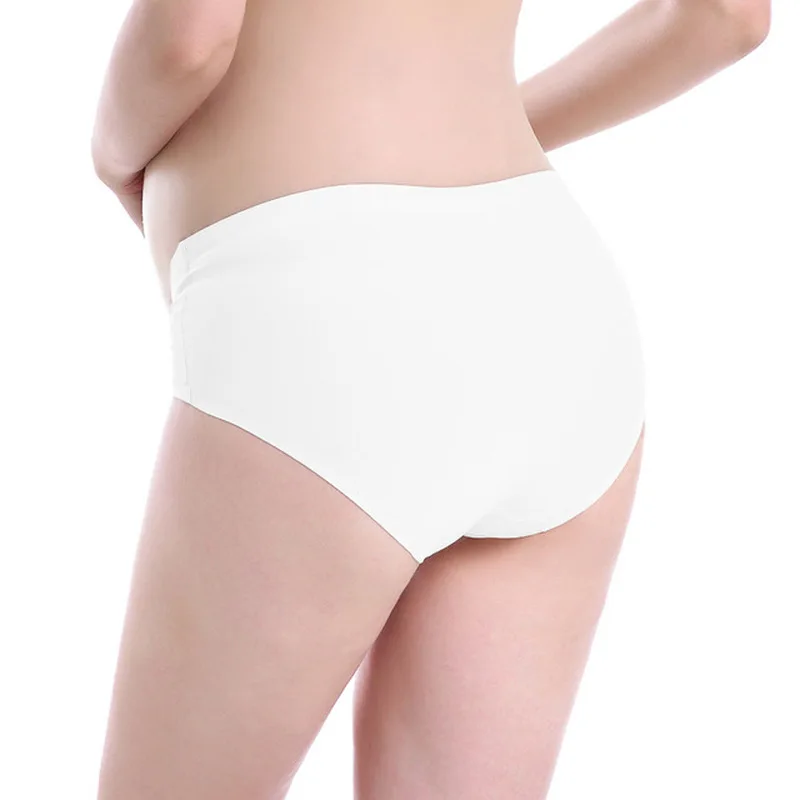 Solid Color Fashion Pregnant Women Underwear Cotton Low Waist Plus Size Care Belly Women Underwear Comfortable Women's Panties