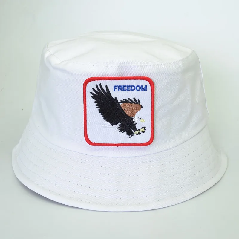 Животная вышивка Орел женская панама мужская летняя пляжная шляпа для альпинизма Охота Cutdoor рыболовные кепки freedom шапки для рыбака