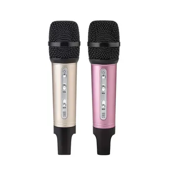 

Fashionable Mini car microphone FM wireless Bluetooth mobile phone universal karaoke microphone Home Studio Handheld microphone