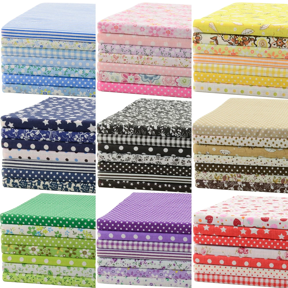 Teramila 7 или 8 шт./компл. 30x30 см/25x25 см швейная ткань Telas пэчворк для производства